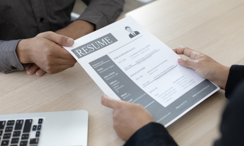 CV Layout Example